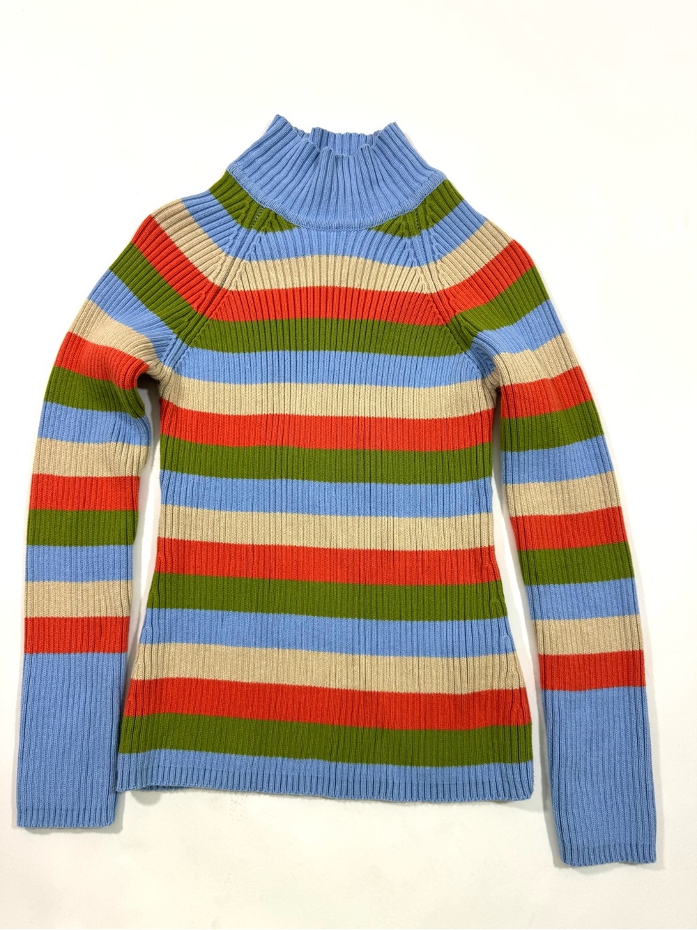 Arthur Racer Skivvy Sweater Multicolor Ribbed - Picture 2 of 8